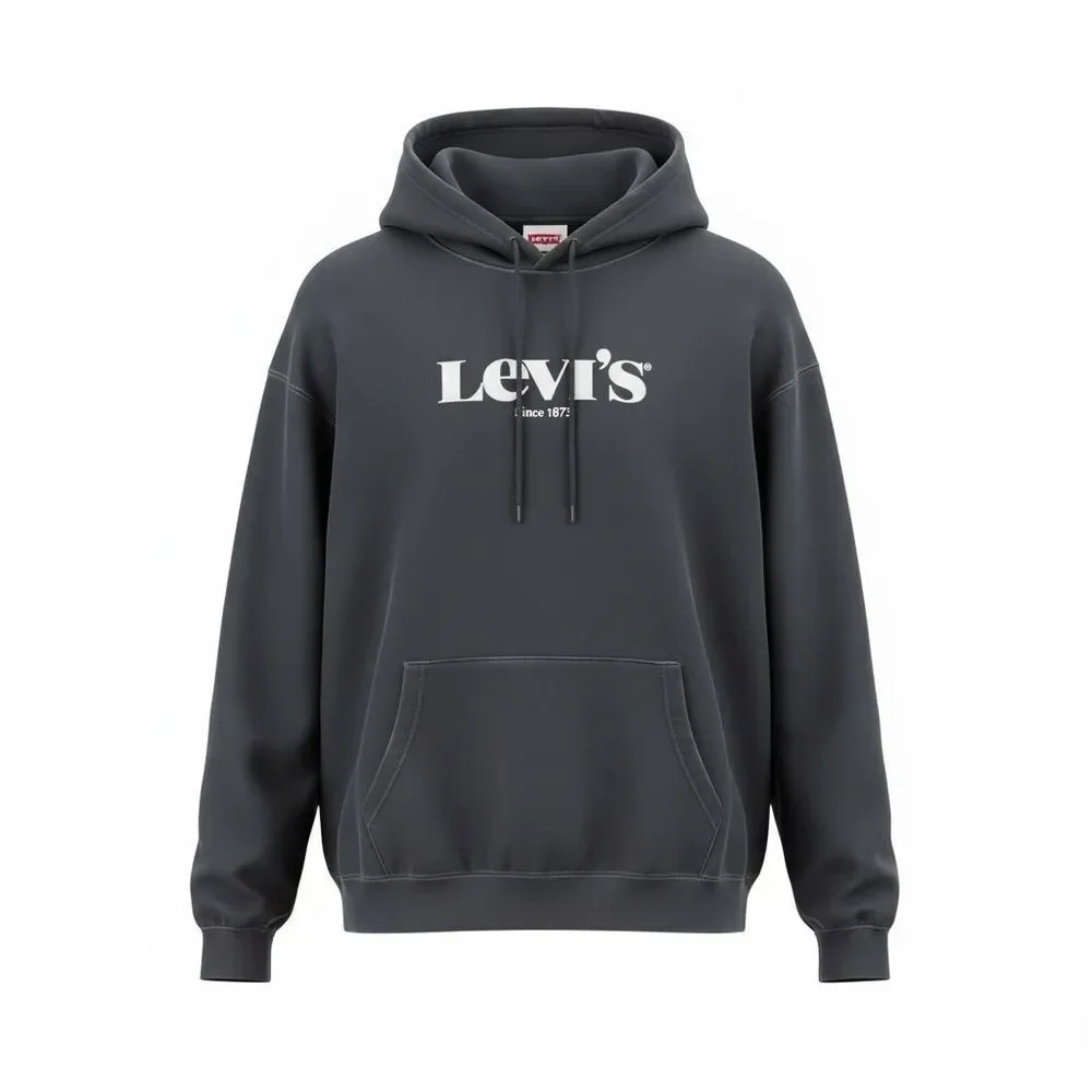 NWT Levi Men’s Black Graphic Hoodie Pullover Levi’s - Size 3XL